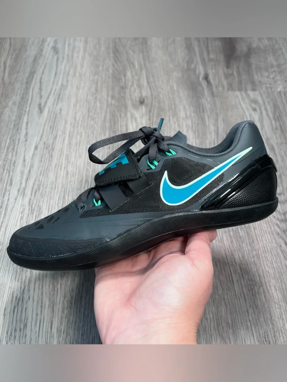 Nike Zoom Rotational 6 Anthracite Track Field Throwing Shoes FZ9606-001 Size 6.5